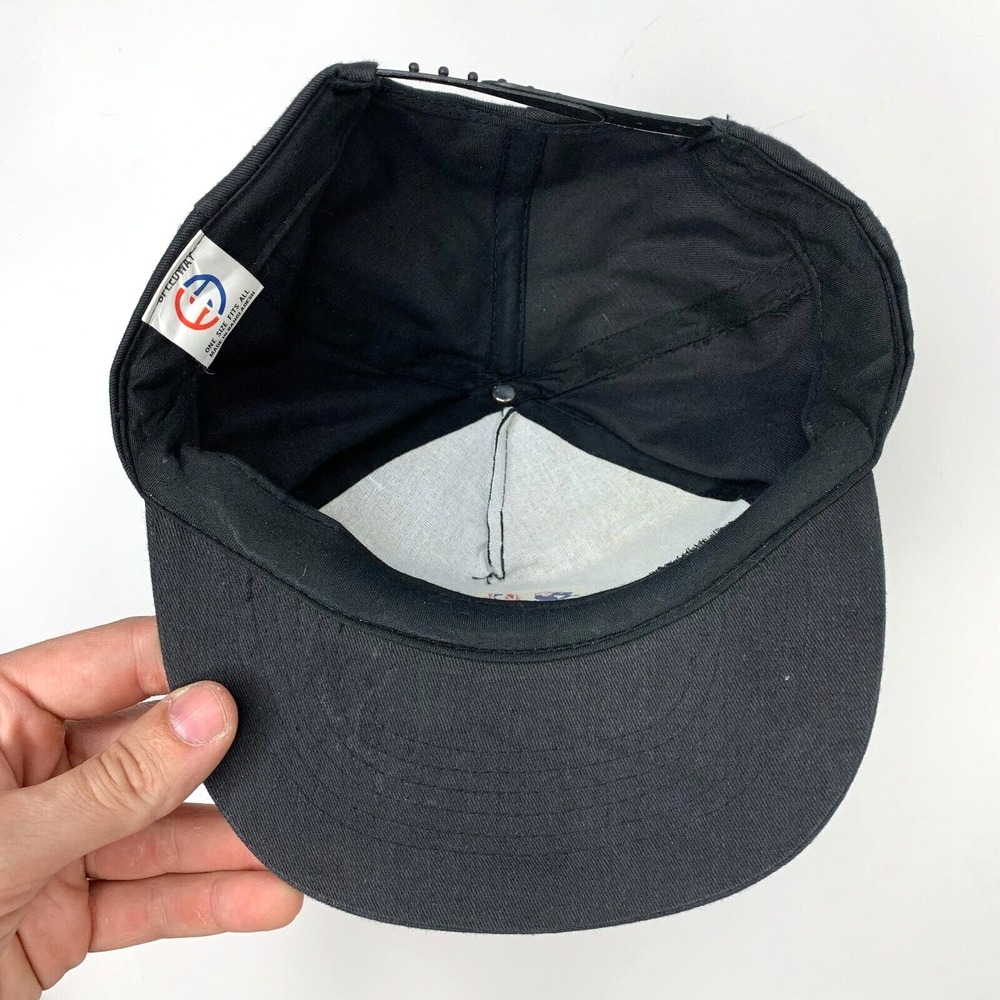 Vintage Chicago Bulls 1991 NBA World Champions‎ Snapback Hat Black Embroidered - Picture 3 of 4